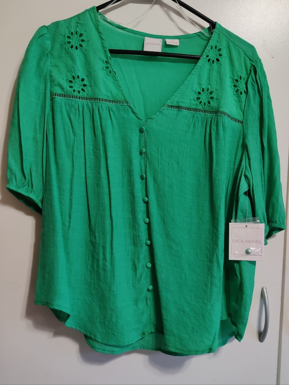 Zac & Rachel Eyelet Blouse